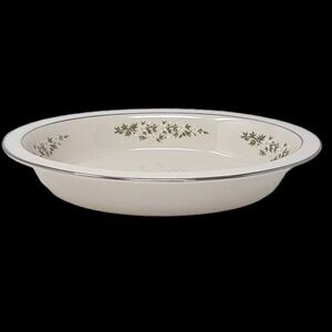 Lenox Brookdale Bone China Oval Serving Vegetable Bowl 9-3/4" MINT